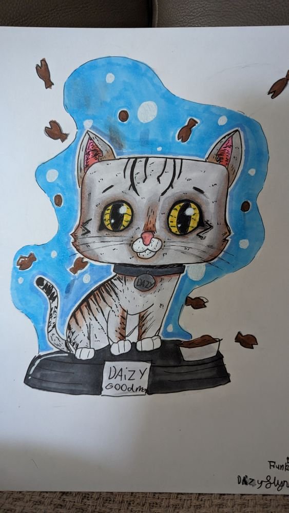 Custom Pet Illustration (Funko Pop Style)